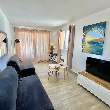 Marinesappartement-2min Plage, Acces Direct Port Lägenhet Cogolin